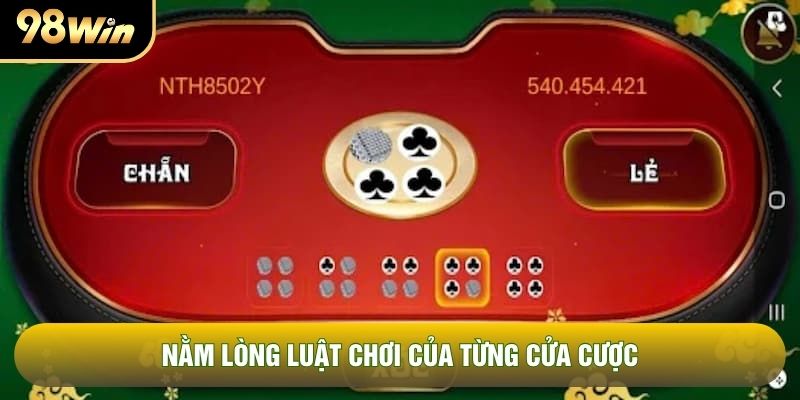 Nằm lòng luật chơi của từng cửa cược Nằm lòng luật chơi của từng cửa cược