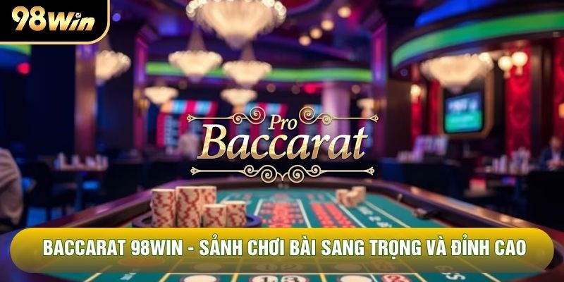 Baccarat 98WIN - Sảnh Chơi Bài Sang Trọng Và Đỉnh Cao